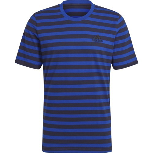 Adidas Stripy SJ Tee Men's T-Shirt Blue Black HE1854