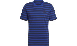 Adidas Marškinėliai Vyrams M Stripy Sj Tee Blue Black HE1854