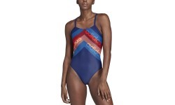 Женский купальник Adidas Fit 1PC Lin тёмно-синий DH2403
