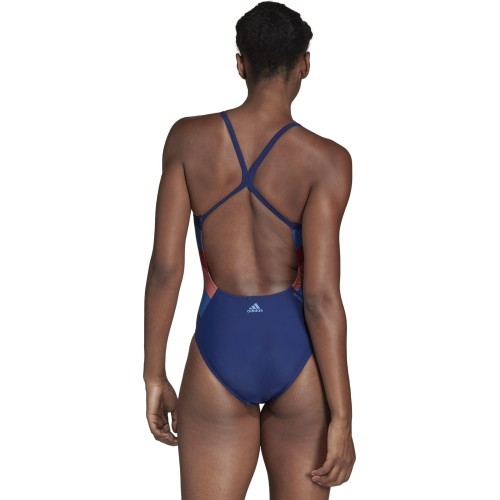 Adidas Fit 1PC Lin Women's Swimsuit Dark Blue DH2403