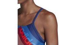 Adidas Fit 1PC Lin Women's Swimsuit Dark Blue DH2403