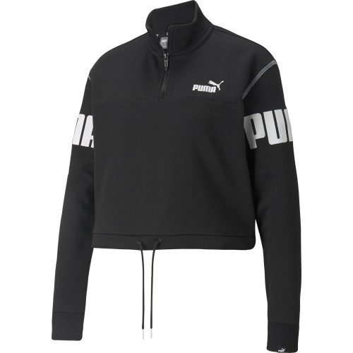 Puma Power Half-Zip Women's Sweatshirt Black 855941 01