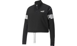 Puma Power Half-Zip Women's Sweatshirt Black 855941 01