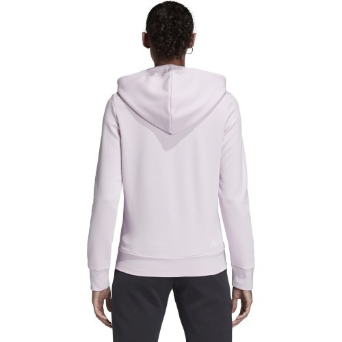 Adidas Essentials Linear Full-Zip Hoodie Pink CD7806