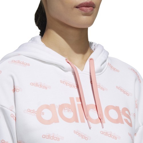 Adidas W Fav Hdy Sweatshirt, White FN0941