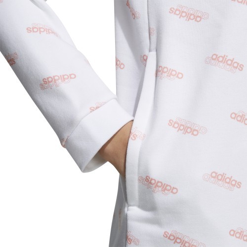 Женский свитшот Adidas W Fav Hdy, белый FN0941