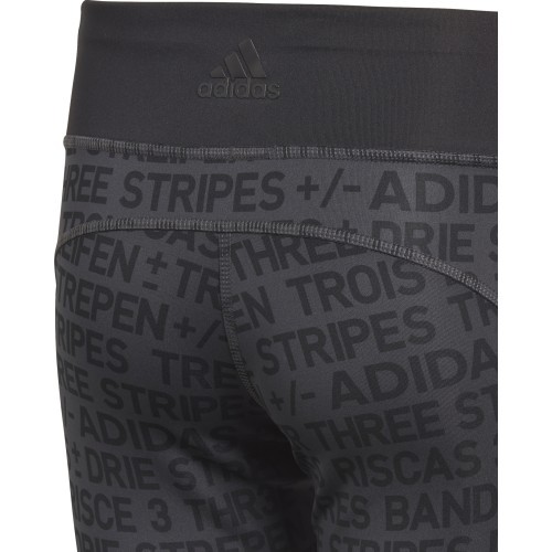 Подростковые леггинсы Adidas YG TR Brand Tights Black DJ1089