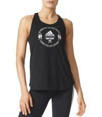 Топ Adidas Logo Tank Top Black BP8387