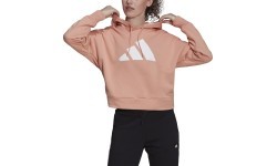 Adidas Women's Sweatshirt W Fi 3B Hoodie Peach H24082