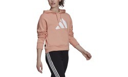 Женская толстовка Adidas W Fi 3B Hoodie Peach H24082