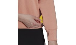 Adidas Women's Sweatshirt W Fi 3B Hoodie Peach H24082