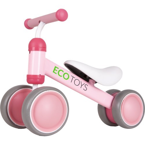 Ecotoys Practise Pink vaikiškas krosinis dviratukas
