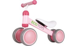Ecotoys Practise Pink vaikiškas krosinis dviratukas