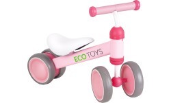 Ecotoys Practise Pink vaikiškas krosinis dviratukas