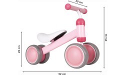 Детский велосипед Ecotoys Practise Pink