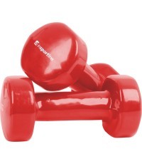Vinilinių hantelių rinkinys inSPORTline Smoothbell 2 x 1,5 kg
