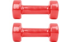 Vinilinių hantelių rinkinys inSPORTline Smoothbell 2 x 1,5 kg