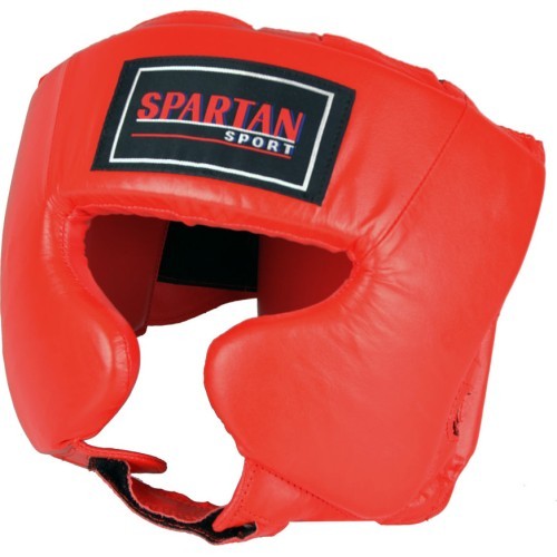 Bokso šalmas Spartan, raudonas