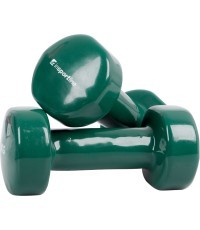 Vinilinių hantelių rinkinys inSPORTline Smoothbell 2 x 3 kg