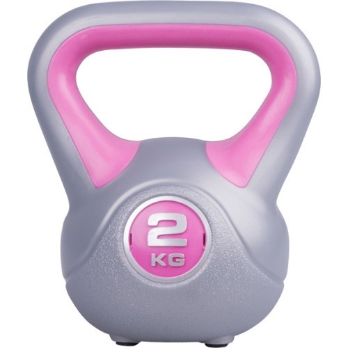 Cement-Filled Vinyl Kettlebell inSPORTline Vin-Bell 2 kg