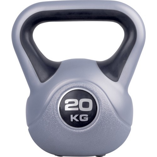 Cement-Filled Vinyl Kettlebell inSPORTline 20 kg