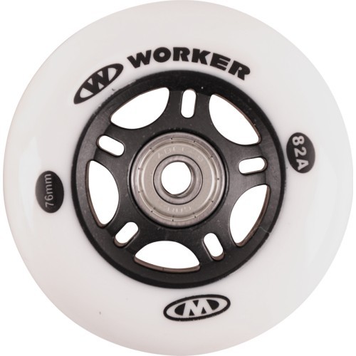 Set 4 pcs – Wheels 76mm and Bearing ABEC-7 chrome