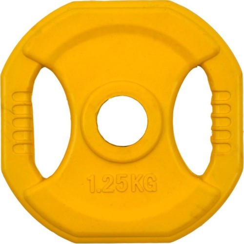 Square Rubber-Coated Weight Plate inSPORTline Pump 1.25 kg