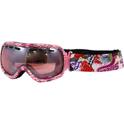 Ski Goggles WORKER Molly with graphics - Pink Graphics