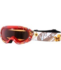 Junior ski goggle  WORKER Doyle with graphics - Red and Graphics