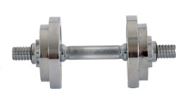 InSPORTline 2x3-10kg Interchangeable Weight Chrome Dumbbell Set