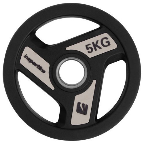 Rubber-Coated Olympic Weight Plate inSPORTline Herk OL 5 kg