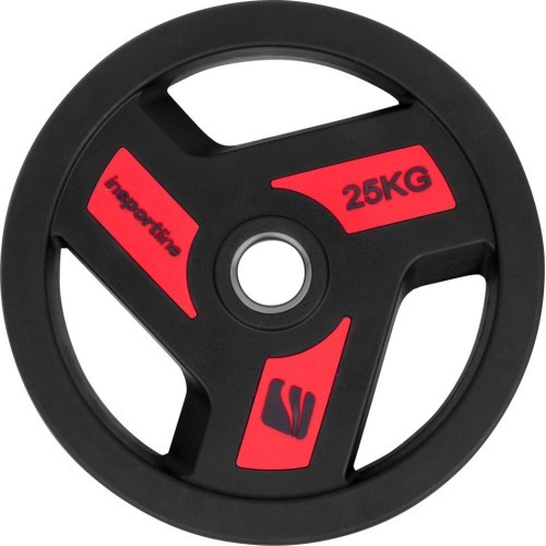 Rubber-Coated Olympic Weight Plate inSPORTline Herk OL 25 kg