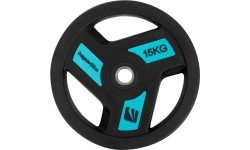 Rubber-Coated Weight Plate inSPORTline Herk 15 kg