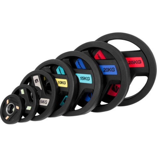 Rubber-Coated Weight Plate inSPORTline Herk 20 kg