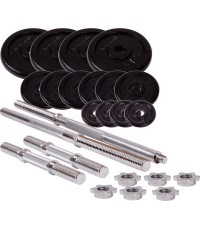 Barbell and Dumbbell Set with a Case inSPORTline 50 kg