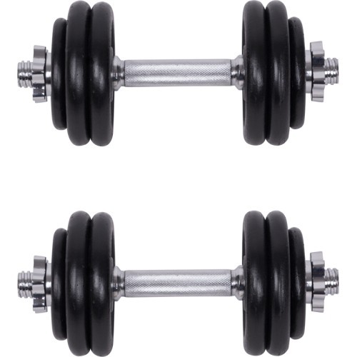Barbell and Dumbbell Set with a Case inSPORTline 50 kg