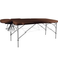 Massage Table inSPORTline Tamati 2-Piece Aluminium - Brown