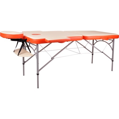 Massage Table inSPORTline Tamati 2-Piece Aluminium - Orange