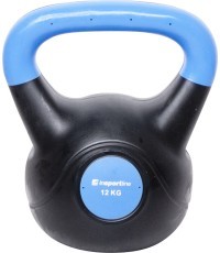 Vinilinė gira su cemento užpildu inSPORTline Vin-Bell Dark 12 kg