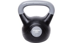 Виниловая гиря с цементным наполнителем inSPORTline Vin-Bell Dark 14 кг
