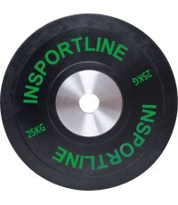 Rubber Weight Plate inSPORTline Bumper Plate 25 kg