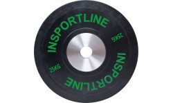 Rubber Weight Plate inSPORTline Bumper Plate 25 kg
