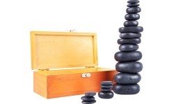 Набор лавовых массажных камней inSPORTline Basalt Stone 20 шт.