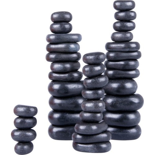 Lava massage stone set inSPORTline Basalt Stone 36pcs.