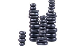 Lavos masažo akmenų rinkinys inSPORTline Basalt Stone, 36 vnt.