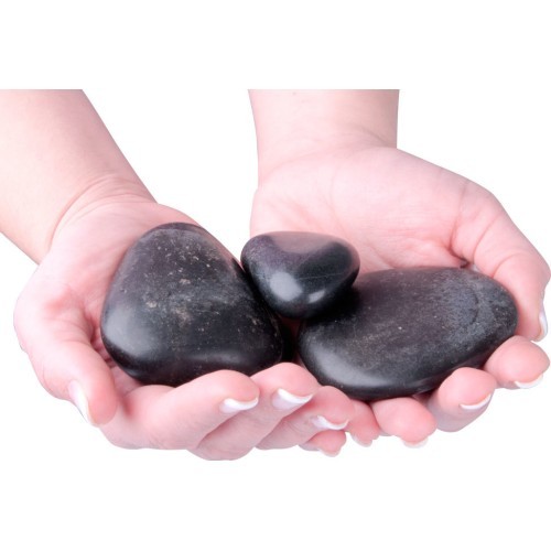 Lavos akmenų rinkinys inSPORTline River Stone 6–8 cm, 3 vnt