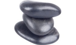 Masažinių lavos akmenų rinkinys inSPORTline River Stone 8-10 cm, 3 vnt.