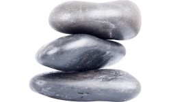 Lavos akmenų rinkinys inSPORTline River Stone 10-12 cm, 3 vnt.