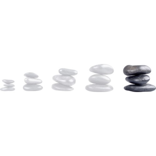 Lava Stone Set inSPORTline River Stone 10-12cm – 3 pcs