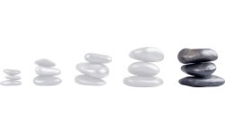 Lava Stone Set inSPORTline River Stone 10-12cm – 3 pcs